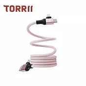 Torrii CiCi多合一磁吸快充傳輸線 蜜糖粉