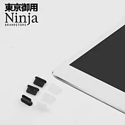 【東京御用Ninja】紅米平板Redmi Pad 2 Pro (12.1吋)專用USB Type-C傳輸底塞(黑+透明套裝超值組)各3入裝