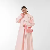 Piggy Drop俏皮連身雨衣- 柔紗粉