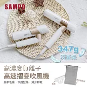 SAMPO聲寶 折疊高速負離子吹風機(附收納袋) ED-B24082VL