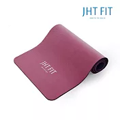 JHT NBR雙色環保8mm瑜珈墊(台灣製) K-612 粉藍