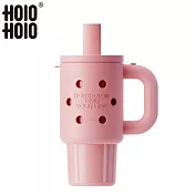 【HOLOHOLO】DONG CUP PRO 可拆式手把洞洞吸管保溫杯 800ml 粉色