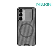 NILLKIN SAMSUNG 三星 S25 FE 黑鏡 Pro 磁吸保護殼(透黑) 支援MagSafe -透黑