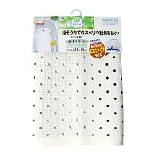 日本WAKO 長型浴缸止滑墊 洗澡防滑墊 吸盤腳踏墊 浴室地墊 35x96cm 1入 白色