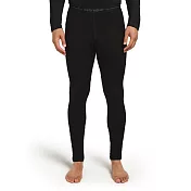 【紐西蘭Icebreaker】男 Tech 保暖貼身長褲-BF260 S 黑色