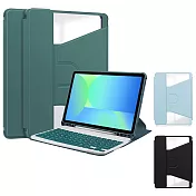 □360度旋轉 筆槽設計 可放無線鍵盤□三星 SAMSUNG Galaxy Tab S10 Lite SM-X400 X406 10.9吋 平板電腦保護套 皮套 淺藍色