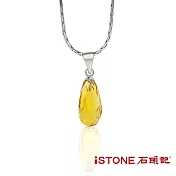 石頭記-水晶項鍊-經典水滴(3色材質選) 黃水晶