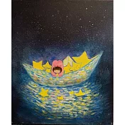 【玲廊滿藝】徐主音-星光之舟38x45.5cm