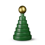 Kay Bojesen Christmas tree 木頭聖誕樹  （H 19.5cm）