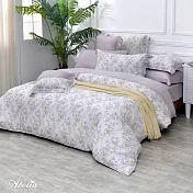 英國Abelia《梔子花漾》雙人天絲木漿纖維四件式兩用被床包組