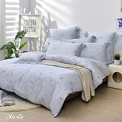 英國Abelia《萌犬出沒》加大天絲木漿纖維四件式兩用被床包組