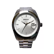 DKNY 經典非凡時尚腕錶-銀