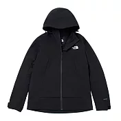The North Face W CASCADE DRYVENT JACKET - AP 女防水外套-NF0A8BWEJK3 L 黑色