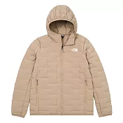 The North Face M CUBE LT HOODIE DOWN - AP 男羽絨外套-NF0A8DWVBOX 3XL 卡其色