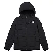 The North Face W CUBE LT HOODIE DOWN - AP 女羽絨外套-NF0A8DX6JK3 L 黑色