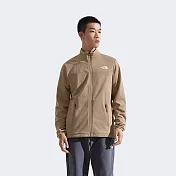 The North Face M CEDAR TRAIL GRID FLEECE FZ JACKET - AP 男刷毛外套-NF0A8FJ2BOX 3XL 棕色