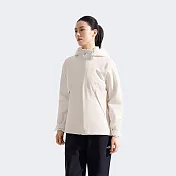 The North Face W CARTO MONO TRICLIMATE HOODED JACKET - 女兩件式外套-NF0A8FJWQLI L 米白色