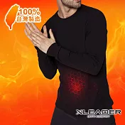 【Leader X】極暖蓄熱鋅石墨烯發熱衣 男款
