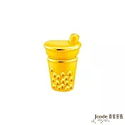 J’code真愛密碼金飾 台灣特色金豆-珍珠奶茶金豆