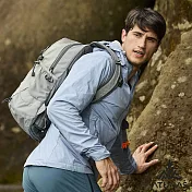 【ATUNAS 歐都納】男款石墨烯微暖輕量連帽外套/大尺碼A1GA2519M- M 霞暮藍