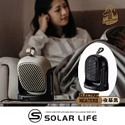 樂活不露 2025最新款三代吊掛式PTC陶瓷電暖器510W.露營暖爐 桌上暖風機 迷你暖風扇 小型家用暖氣 PTC陶瓷暖爐 夜幕黑