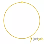 【Just Gold 鎮金店】計價黃金_蕭邦鍊MN (16吋)