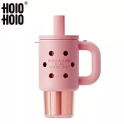【HOLOHOLO】DONG CUP 可拆式Tritan洞洞吸管杯 800ml 粉色