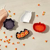 Le Creuset 萬聖節系列 迷你醬料碟組 前菜碟 4入 南瓜/蝙蝠/織網/貓頭鷹