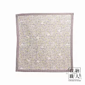 【收納職人】韓式四季通用防滑多功能全棉沙發墊/沙發巾/蓋布/地墊/單人座墊/床邊毯70*70cm(1入/組) 小清新紫意