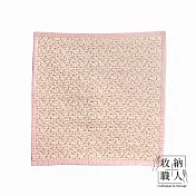 【收納職人】韓式四季通用防滑多功能全棉沙發墊/沙發巾/蓋布/地墊/單人座墊/床邊毯70*70cm(2入/組) 小清新粉花