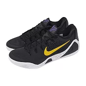 Nike 籃球鞋 Kobe IX Elite Low EM Protro 男鞋 黑 黃 黑曼巴 Lakers IH1401-002