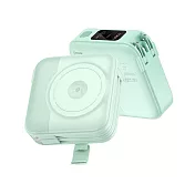 【amuok】10000mAh全功能無線充行動電源 行充 Apple Watch可充 綠色