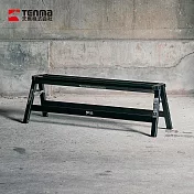 【日本天馬】輕量鋁合金一步梯/折疊梯(寬型款)- 時尚黑