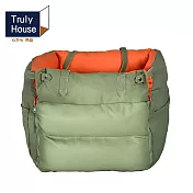 【Truly House】可拆洗車載狗窩車用神器 毛孩 載狗 載貓  (兩色任選)  橘綠色