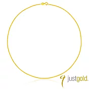 【Just Gold 鎮金店】18K金 文武鍊MN(16吋)