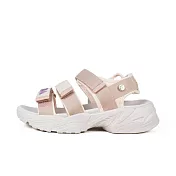 Fila Tapered Sandals [5-S316Y-512] 女 運動涼鞋 戶外 休閒 雨季 魔鬼氈 粉紅