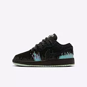 Nike 耐吉 Air Jordan 1 Low GS [HQ3442-001] 大童 運動休閒鞋 萬聖節 夜光 黑