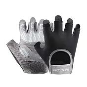 【JAR嚴選】運動健身耐磨手套 暗夜黑M