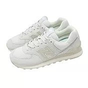 New Balance 休閒鞋 574 女鞋 灰 米 麂皮 經典 NB 紐巴倫 WL574CBU-B