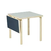 Artek Aalto Table foldable 摺疊桌 （霧藍／煙燻藍桌面、75 公分）