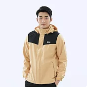 【遊遍天下】男款GlobeTex防水透濕防風保暖刷毛軟殼外套(GJ23049) 3XL 卡其