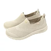 Skechers 休閒鞋 Arch Fit Refine 2.0 女鞋 寬楦 米 輕量 套入式 懶人鞋 104680WTPE