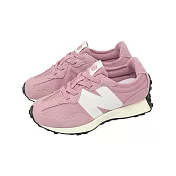 New Balance NB 休閒鞋 327 Wide 中童 小朋友 寬楦 粉紅 白 復古 運動鞋 PH327PS-W 20cm PINK/WHITE