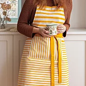 《NOW》平口單袋圍裙 - 芥黃風格