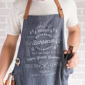 《NOW》復古雙袋牛仔圍裙(庭院燒烤) | 廚房圍裙 料理圍裙 烘焙圍裙