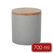 《NOW》Terrain石陶密封罐(迷霧灰岩700ml) | 保鮮罐 咖啡罐 收納罐 儲物罐