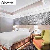 (電子票) 台中【Ohotel麗加園邸酒店】平日雙人房休息3H(MO)【受託代銷】