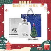 MONTBLANC 萬寶龍 傳奇男性淡香水(100ml)(兩款可選)+聖誕香氛擴香石附禮袋-聖誕交換禮物-國際航空版 白朗峰