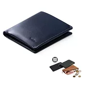 Bellroy Note Sleeve 系列真皮直式零錢短夾 -海軍藍