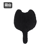 【日本霜山】短絨毛貓尾巴造型椅墊- 黑貓